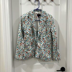J. Crew Floral Blazer